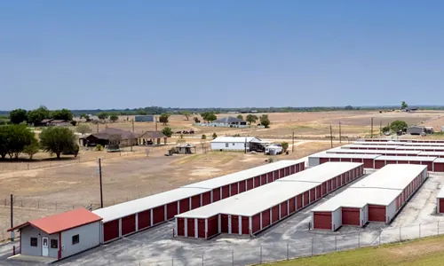 Highway 16 Self Storage property in Poteet with room for RV and boat parking